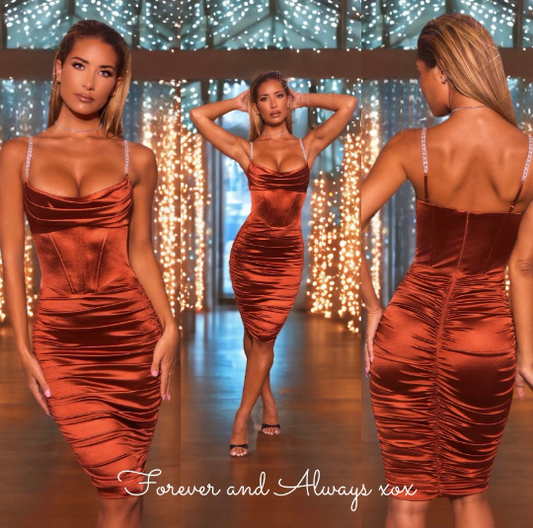 Womens Satin Corset Dress *Free Shipping* - Forever and Always Boutique